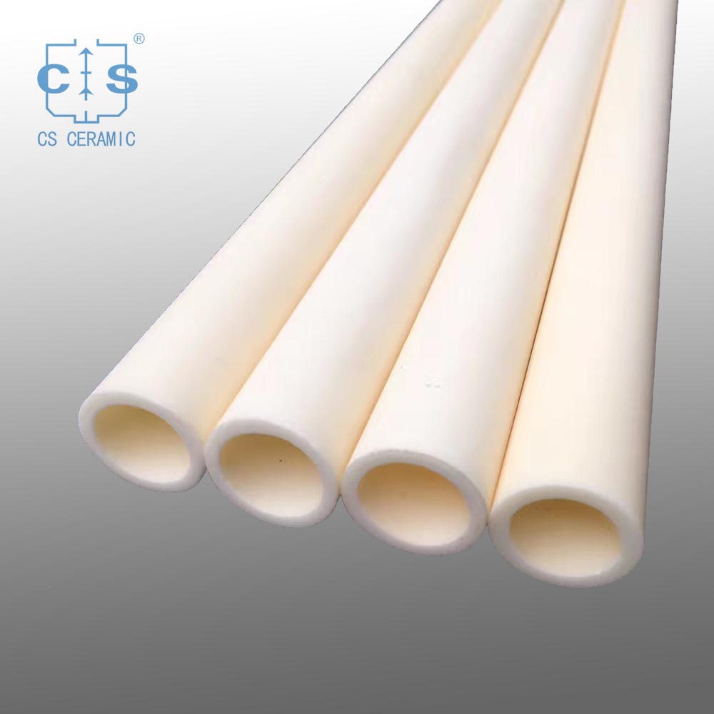 Wear resistant alumina tube
