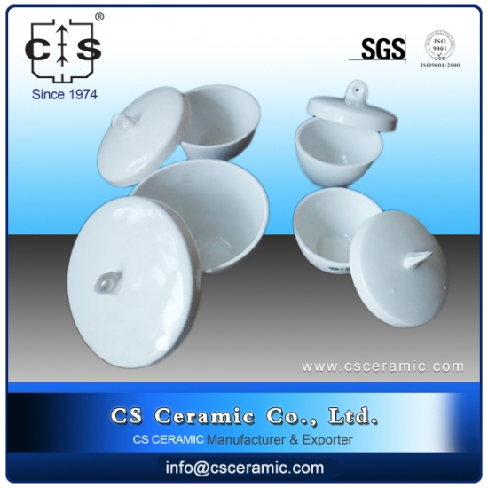 Good Quality 100ml Laboratory Crucible And Cover Uses Porcelain Medium 100ml Laboratory Crucible And Cover Uses Porcelain Medium For Sale
