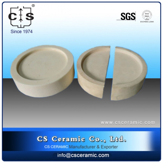 Round Alumina Ceramic Parts OEM