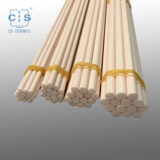 Circle Alumina Ceramic Rods Length 1-2500mm