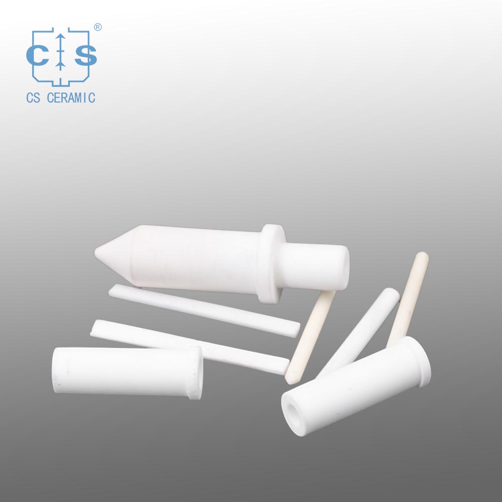 95% Alumina Ceramic Cylindrical Rod Used in Chemical Industry