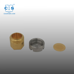 100μl Reusable High Pressure Crucible with lid/seal gold plated quivalent to Netzsch 6.239.2-92.8.00