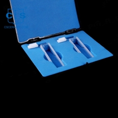 Quartz cuvette cells for spectrophotometers
